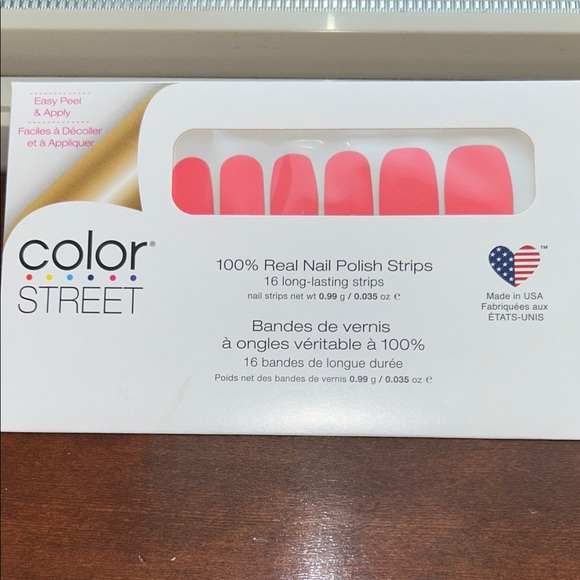 Color Street Other - Color Street Coral Nail Polish Strips